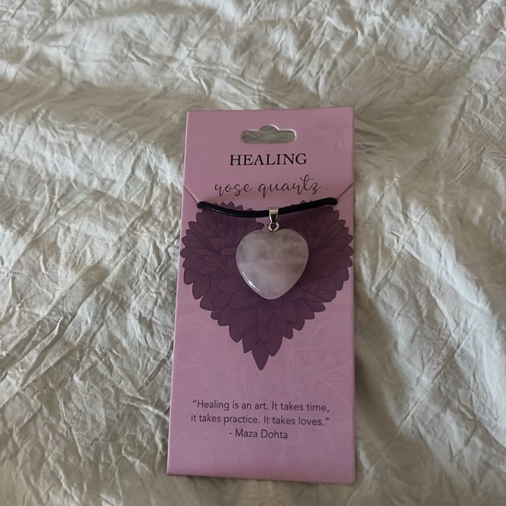 Rose Quartz Healing Necklace